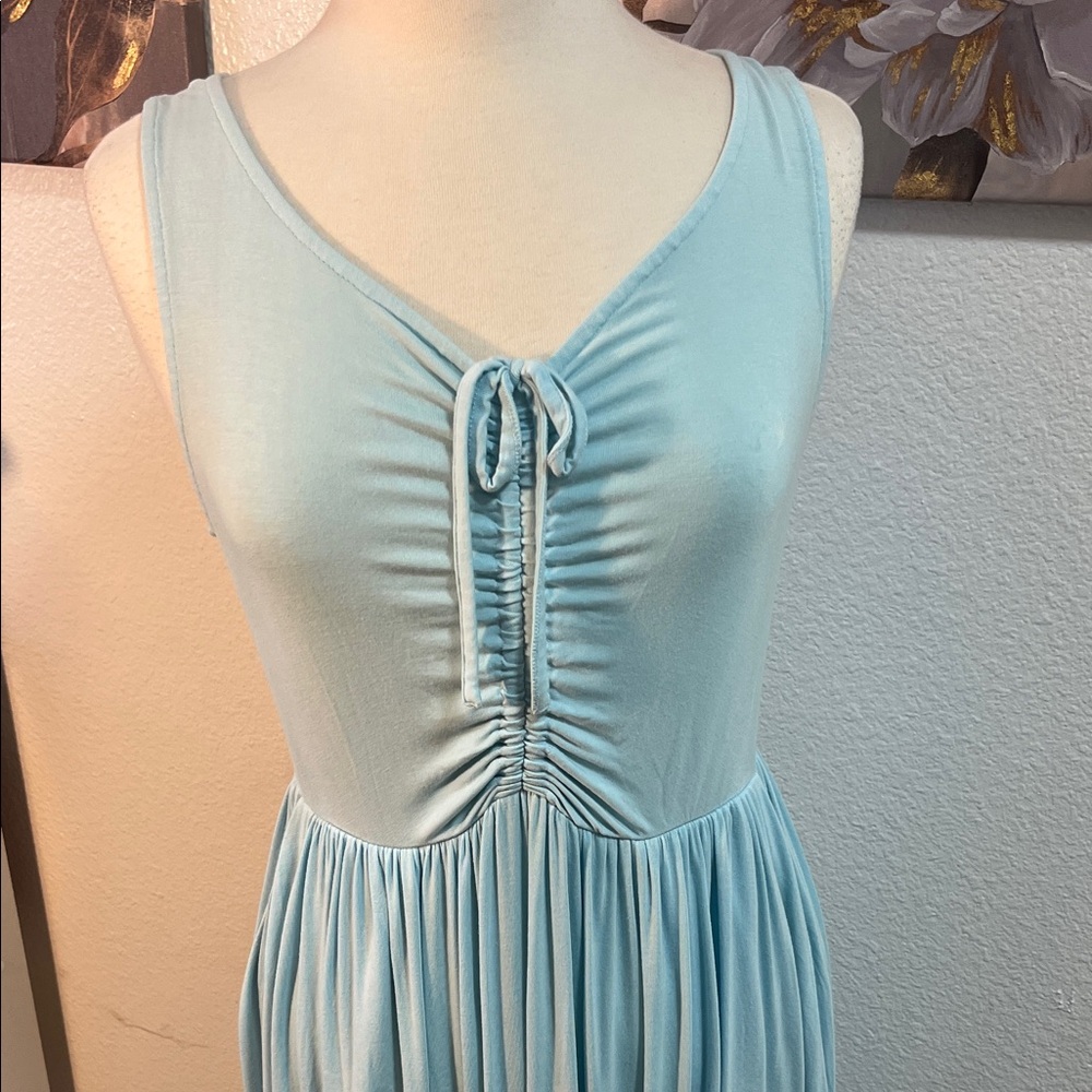 🎉HP🎉Torrid Midi Super Soft Shirred Skater Dress - Picture 3 of 12